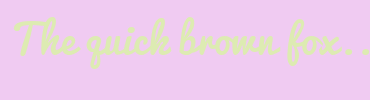 Image with Font Color DDEBB2 and Background Color F0CBF2